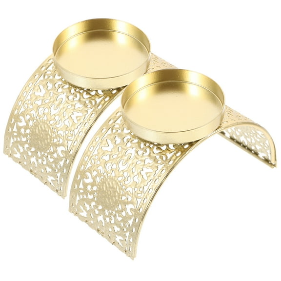 PIXNOR 2 Pcs Taper Candle Holder Pendant Wall Decoration Tealight Easy to Use