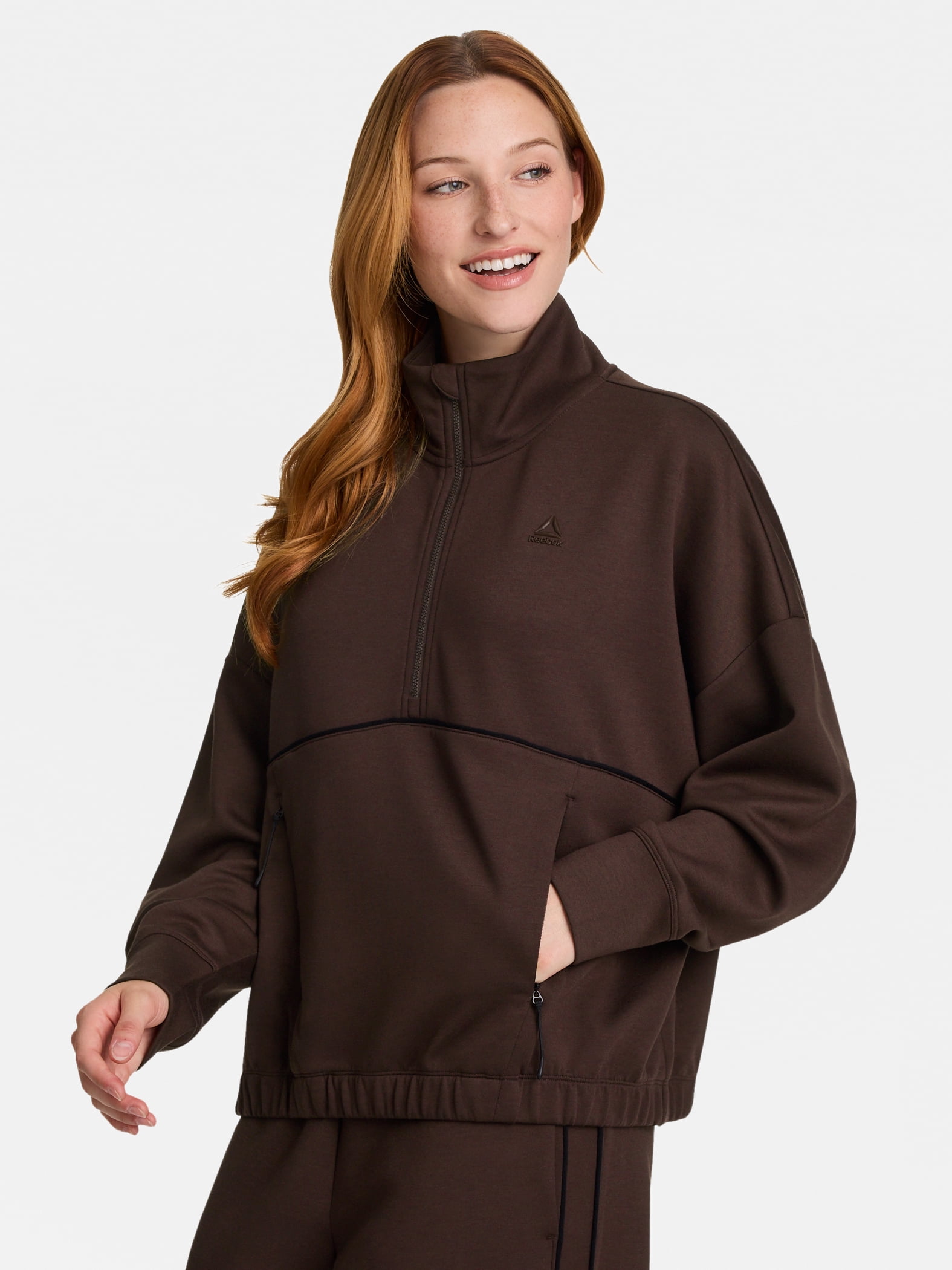 Reebok Women's Momentum 1/2 Zip Sweatshirt, Sizes XS-4X