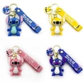 thumbnail image 2 of Venta al por mayor Stitch llaveros Disney Ilaveros coche llave bolso accesorios Lilo Stitches Rosa Ángel Anime llavero regalo de Navidad xuanjing  unisex, 2 of 2