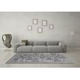 thumbnail image 3 of Ahgly Company Indoor Square Abstract Gray Modern Area Rugs, 7' Square, 3 of 4