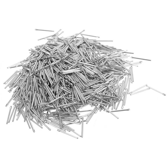 LABSERRON 1000Pcs Watch Band Link Pin Silver for Professional Watch Repair and Mechanical Assembly