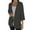 Green, variant on Waffle Textured Quarter Sleeve Casual Cardigan Jacket for Women Urban Style Lightweight Cover Up L Size Beige