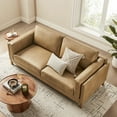 thumbnail image 5 of Modway Roscoe 81 inch Vegan Leather Sofa in Toast, 5 of 10