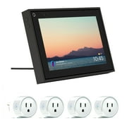 Facebook 8 Inch Black Mini Portal with Smart Sockets