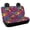 Colorful Leopard Print, variant on CHAQLIN Elephant Sunflower Car Rear Seat Covers for SUV, Set of 2 Protects Against Pet Fur Backrest Cover Protectors Stretch Non-Slip Rear Bench Seat Cover