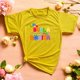 thumbnail image 3 of Letras Playera Blusa Con Estampado De La Abuela Mas Bonita Ropa Para Mujer Color Amarillo Talla Grande Marca Emil SaEs, 3 of 4