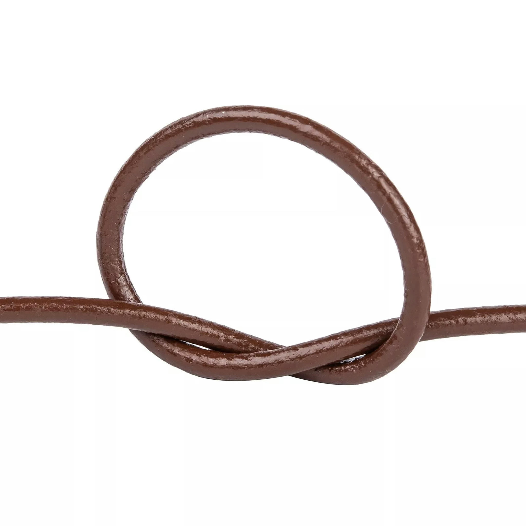 U8MO 100m Saddle Brown Jewelry Cowhide Leather Cord String Necklace Bracelet Cord 3mm