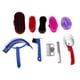 thumbnail image 2 of Kit De De Caballos Piezas Equestrian Groong Brush shamjiam Kit de aseo para caballos, 2 of 9