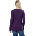 thumbnail image 4 of Womens Cotton Long Sleeve Crew Neck Shirt, 4 of 6