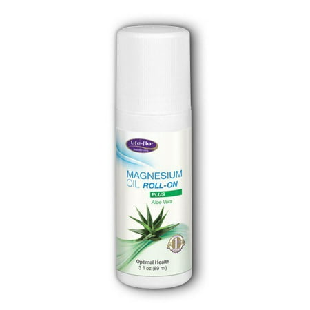 - Magnesium Oil w/Aloe Vera Life Flo Health Products 3 oz Roll-on