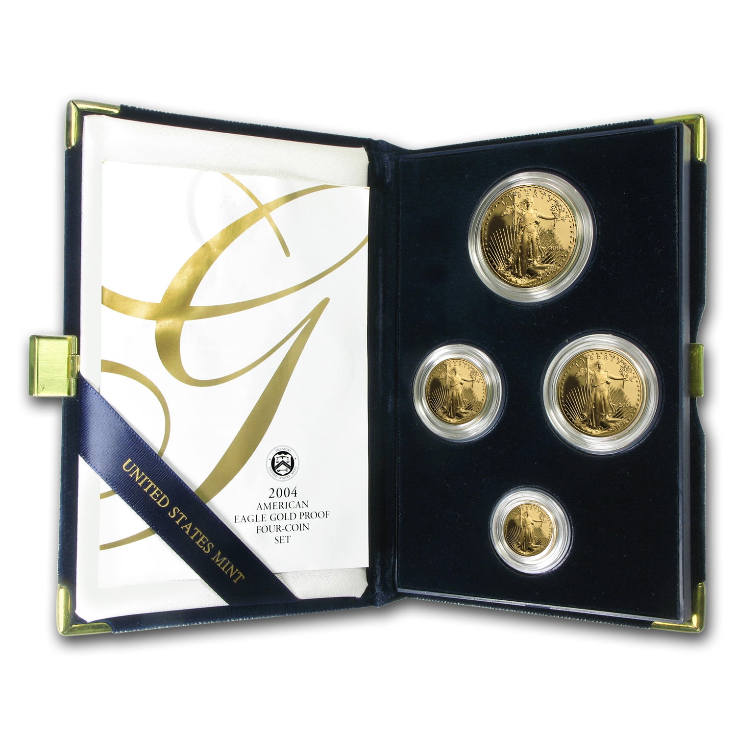 NO Coins. US Mint 2014 Proof Set Package Lens & Certificate Box 