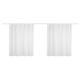 thumbnail image 1 of Naiovety Cortina de baño blanca impermeable y antiincrustante, fácil de limpiar y mantener, antimoho, duradera, blanca, 150 x 180 cm. blanco 150*180cm 2Conjunto, 1 of 6
