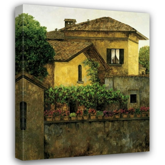 Montserrat Masdeu 20x24 Gallery Wrapped Canvas Wall Art Titled - Golden Villa