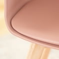 thumbnail image 5 of South Shore Flam Chair with Wooden Legs, Pink, 5 of 9