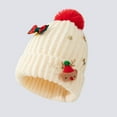 thumbnail image 4 of Xuety Santa Hats Knitted Christmas Hats Elf Decor Hat Funny Christmas Hats for Adults Christmas Party Gift, 4 of 5