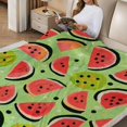 thumbnail image 2 of FCXZI Lightweight Watermelon Dots Flannel Blanket - Soft, Warm, Multi-Purpose 30*40in, 2 of 7