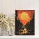 thumbnail image 2 of Qisvanset 12x16 Inch With Frame 2D Flat Wall Art Vintage Hymn Bible Verse Landscape Religious Home Gift, 2 of 8