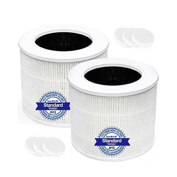 Filtro purificador de aire LemonQueen Core Mini compatible con Levoit