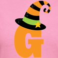 thumbnail image 3 of CafePress - Halloween Letter G Witch Monogram Women's Dark T S - Women's Traditional Fit Dark T-Shirt, 3 of 4