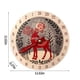 thumbnail image 3 of Calendario navideño de madera con cuenta regresiva | Reloj de pared reutilizable con calendario de adviento | Decoración navideña cuadrada de 29 cm para niños y familias | Letrero para colgar en la, 3 of 6