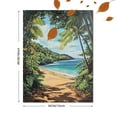 thumbnail image 3 of Tropical Beach Canvas Wall Art/Picture，Suitable for Living Room，Bedroom，Bathroom，Office，Hotel Decoration, 3 of 8