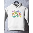 thumbnail image 3 of Adorable Baby Dinos Art Hoodie Toddler -Image by Shutterstock,  2 Toddler, 3 of 4