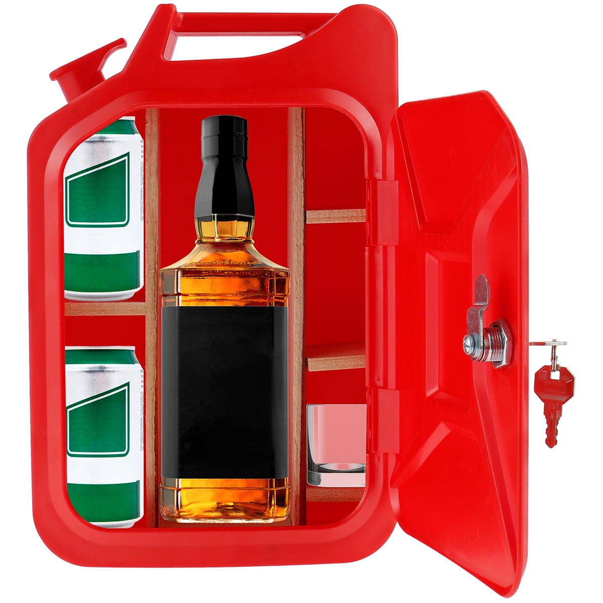 Moederland Geleerde Andere plaatsen Relax love Jerry Can Mini Bar Jerry Can Drinks Cabinet Whiskey Bar Cabinet  34x17x46 CM Personalized Small Mobile Wine Bar Christmas Gift for Men Dad  Husband Red - Walmart.com