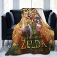 thumbnail image 7 of The Legend Of Zelda Fleece Blanket Super Soft Cozy Throw Blanket Fuzzy Comfy Flannel Blanket Warm Plush Blankets And Throws For Couch, Sofa, Bed 40"X30", 7 of 7