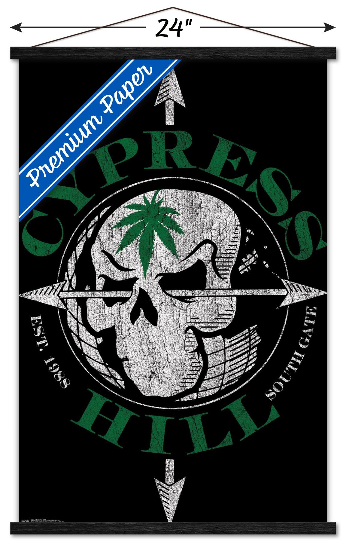 Cypress Hill - Skull Wall Poster with Wooden Magnetic Frame, 22.375" x 34"