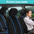 thumbnail image 6 of FH Group Universal Fit Cloth Car Seat Covers for SUV - Solid Bench w/ Steering Wheel Cover, 6 of 10