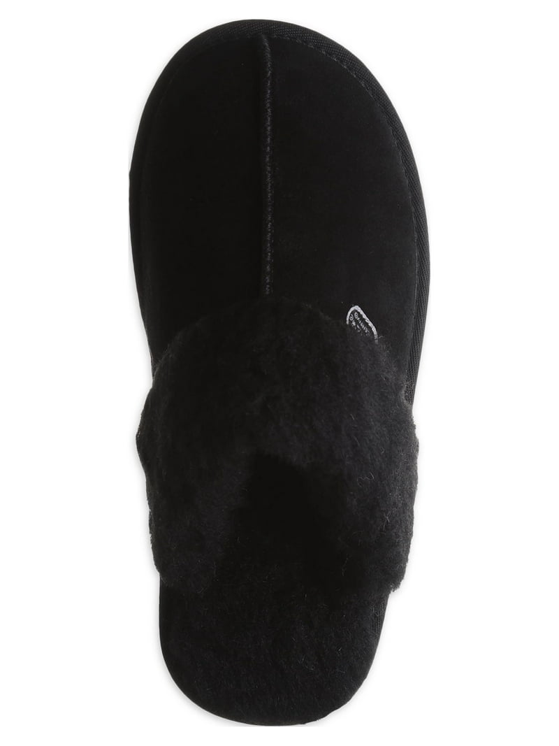 Pawz by Bearpaw Women's Mackenzie Genuine Suede Scuff Slipper with