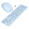 thumbnail image 1 of 2.4G Combo De Teclado Y Mouse Inalámbrico, 110 Teclas Diseño Retro Ergonómico De Tamaño Completo, Teclas Silenciosas De Silencio, Plug & Play Para, 1 of 7