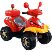 Rockin' Rollers 360 Battery Operated Ride-On 4-Wheeler, Red/Yellow