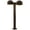 Textured Bronze, variant on Sonneman 7307.Dc.Fw-Wl Reals 2 Light 24" Tall Integrated Led Landscape Path Light - Bronze