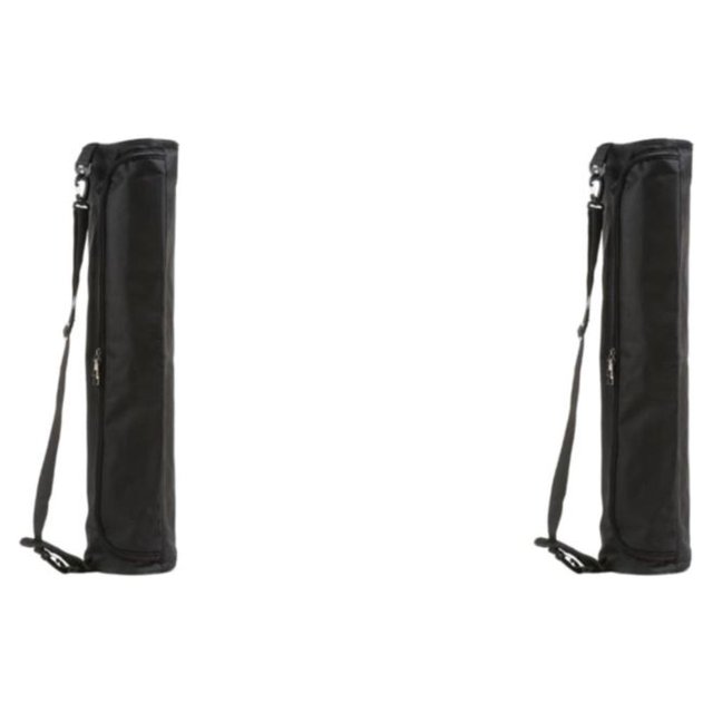 Eigraketly Waterproof Yoga Mat Bag Backpack Pilates Carrying Tote Exercise Negro 2piezas