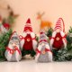 thumbnail image 3 of Muñeco sin rostro de punto de Gnomo de Navidad, muñeco hecho a mano, decoración de elfo de Navidad sueco, regalos de Año Nuevo, decoración de Navidad para el hogar, 3 of 4