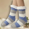 thumbnail image 2 of GILIGEGE Slipper Socks for Women with Gripper Non Slip Thick Fuzzy Socks Warm Cozy Christmas Gift Women'S Winter Slipper Socks Sherpa Fleece Lined Cute Print Non-Slip Grippered Cozy Soft Warm Socks, 2 of 6