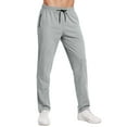 thumbnail image 7 of 2 Pack Men's Athletic Gym Sweatpants Joggers Hiking Running Casual Pants with Drawstring and Zipper Pocket, 7 of 7