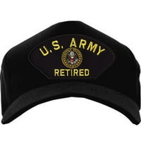 U.S. Army Retired with Eagle Ball Cap