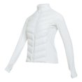 thumbnail image 3 of Chaqueta deportiva ligera, adelgazante y suave para mujer, para correr al aire libre, resistente al viento, con forro polar, cálida y que suaviza tu silueta, 3 of 5