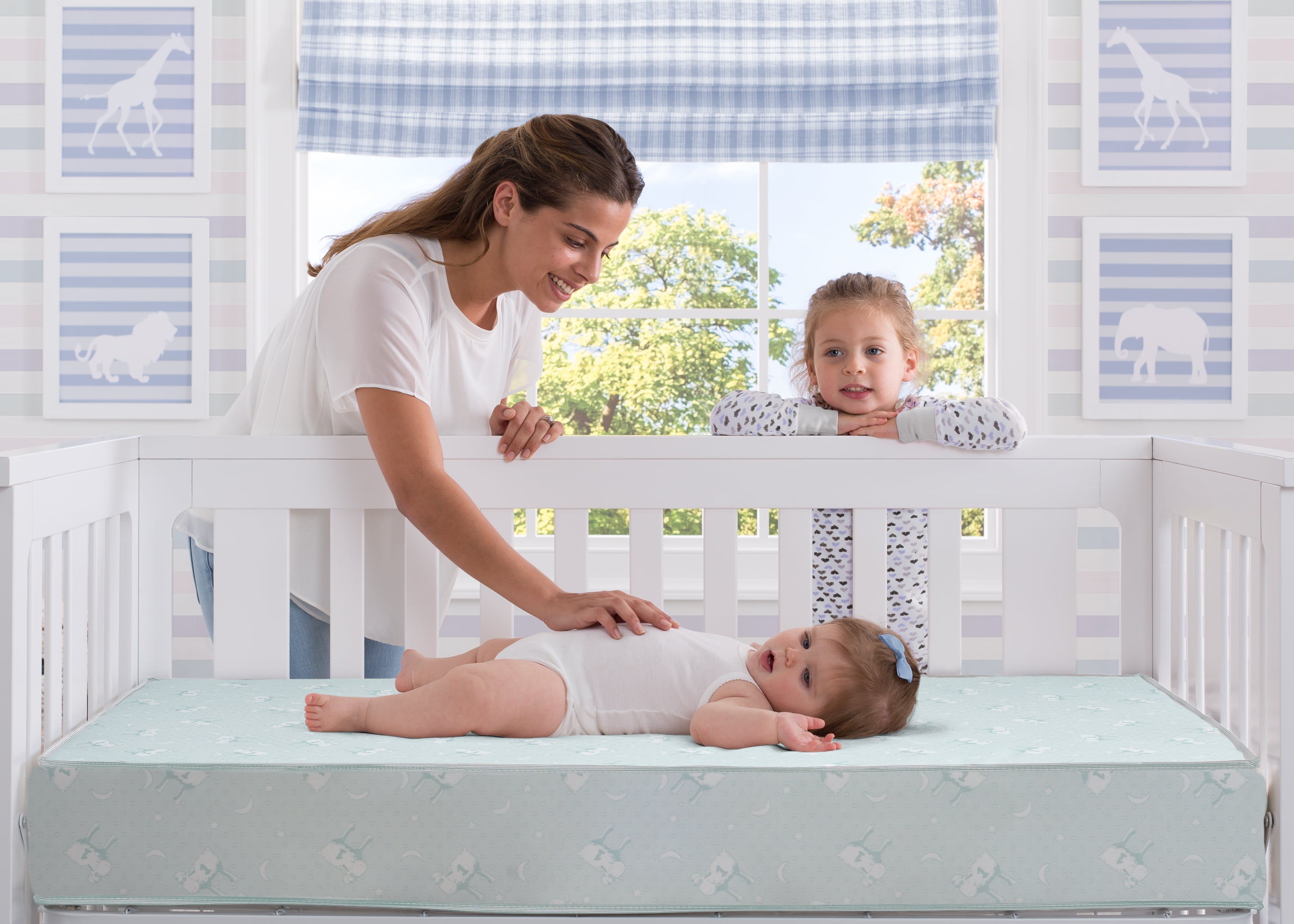 Serta Nightstar Deluxe Firm 5 25 Inch Crib And Toddler Mattress