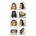 thumbnail image 3 of KINZON 3pcs/set Cartoon Anime Pokémon Children Backpack Lunch Bag Pencil Case Student School Bag 26, 3 of 4