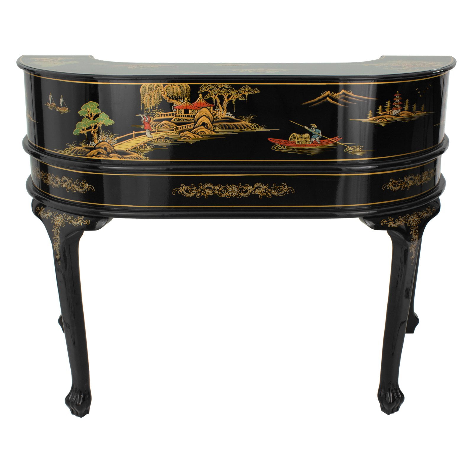 Black Lacquer Desk Landscape Design