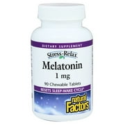 Natural Factors - Stress-Relax¨ Melatonin 1mg Chewable - 90 Tablet
