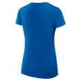 thumbnail image 3 of Women's G-III 4Her by Carl Banks  Royal New York Giants Super-Slim Fit Lightweight Subtle Football V-Neck T-Shirt, 3 of 3