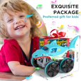 thumbnail image 2 of Amphibious Remote Control Monster Truck for Kids, 1:14 Scale RC Truck Rechargeable 360Â° Rotation 2.4Ghz 4WD Offroad All Terrain RC Shark Car for Kids Aged 3-12, 2 of 6