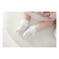 thumbnail image 5 of Dalrosia Baby Girls Socks Ruffle Lace Sock Baby Socks Newborn/Infant/Toddlers/Kids Frilly Summer Thin Dress Sock, 5 of 5