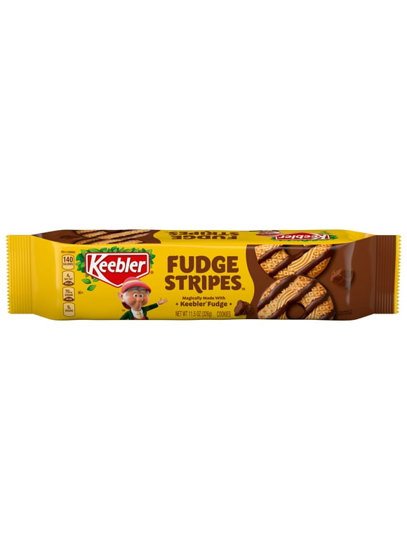 Keebler Fudge Stripes Cookies, Original, 11.5oz