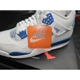 thumbnail image 3 of Ni-k-e Air Jordan 4 Retro Military Blue 2024 Size 11.5 Men's FV5029-141 Industrial, 3 of 6