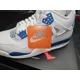 thumbnail image 3 of Ni - ke Ni - ke Air Jordan 4 Retro Military Blue 2024 Size 9.5 Men's FV5029-141 Industrial, 3 of 5